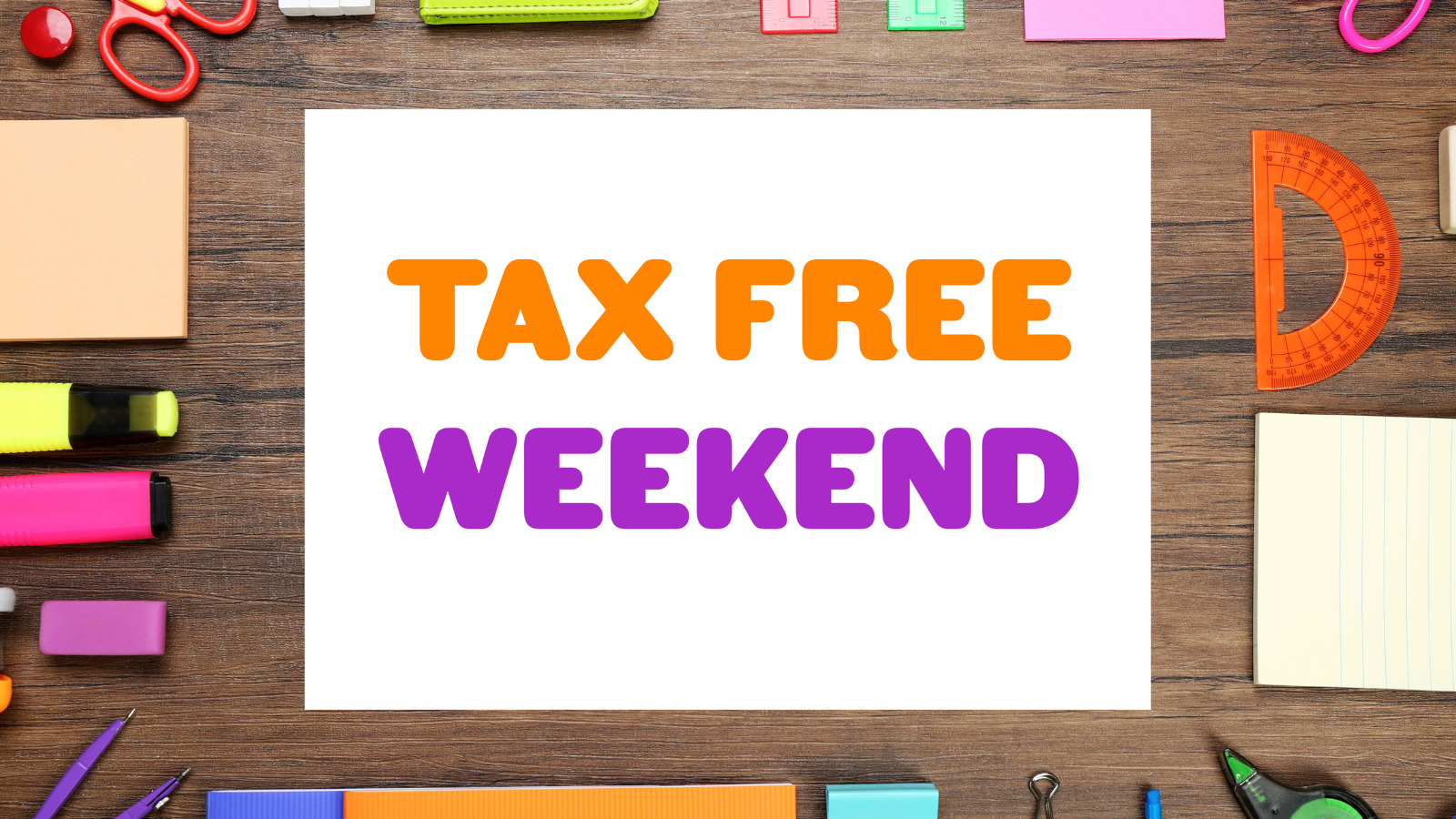 Missouri's Tax Free Weekend
